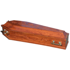 Еврогроб орех резной